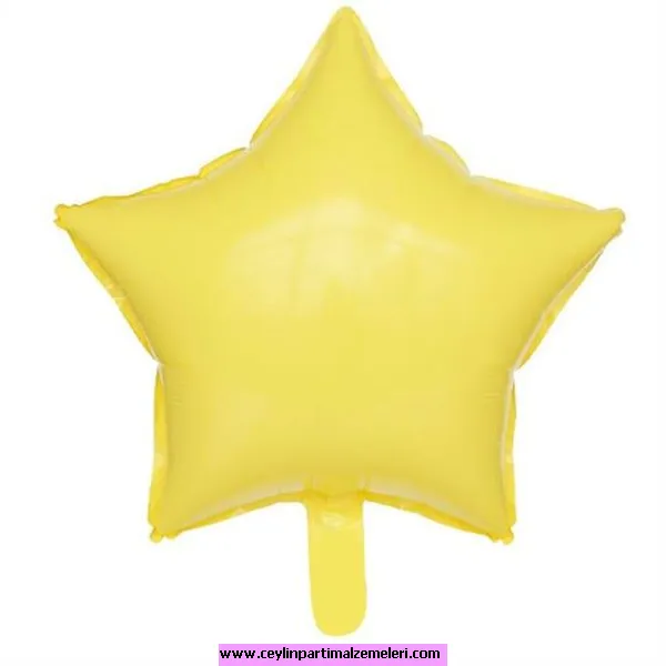 Makaron Sarı Yıldız Folyo